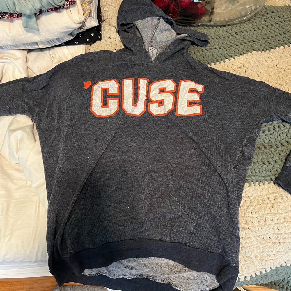 Gray 'CUSE Hoodie Sweater